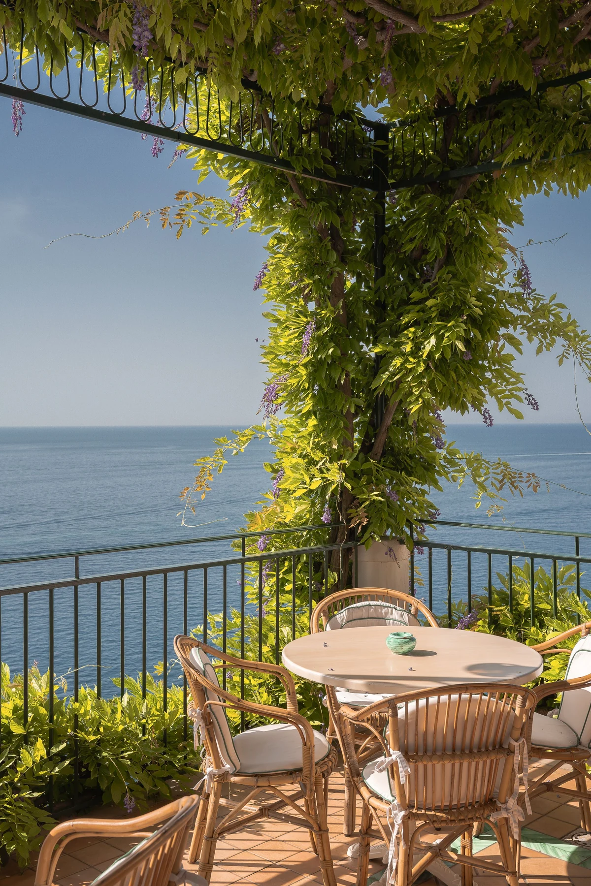 Slow coffee, woven chairs, and a view worth lingering over