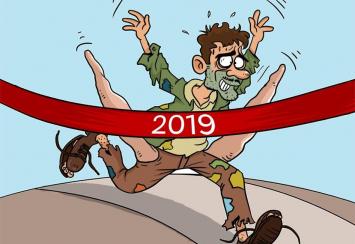 محمود الرفاعي كاريكاتير أردني يحاكي قضية المهجّرين بطريقة هزلية
